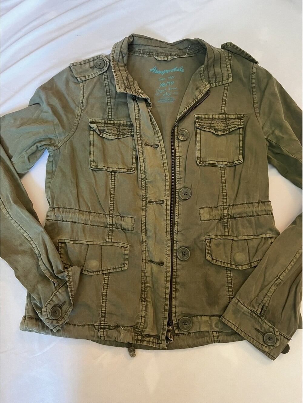 Aeropostale olive utility field jacket Women's XS
